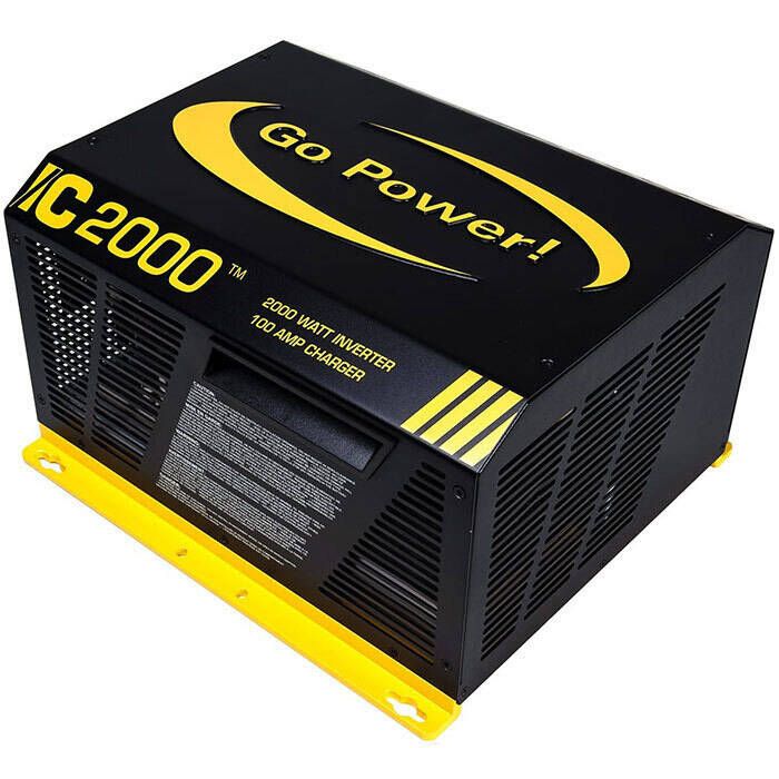 Image of : Go Power IC Series Pure Sine Wave 2000W Inverter/Charger - GP-IC-2000-12-PKG 