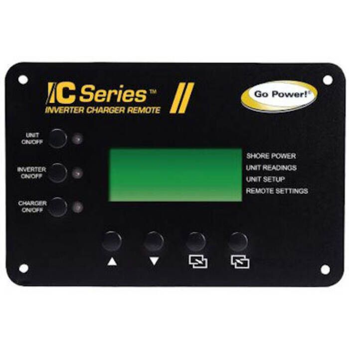Image of : Go Power Inverter/Charger Remote Control - GP-ICR-50 