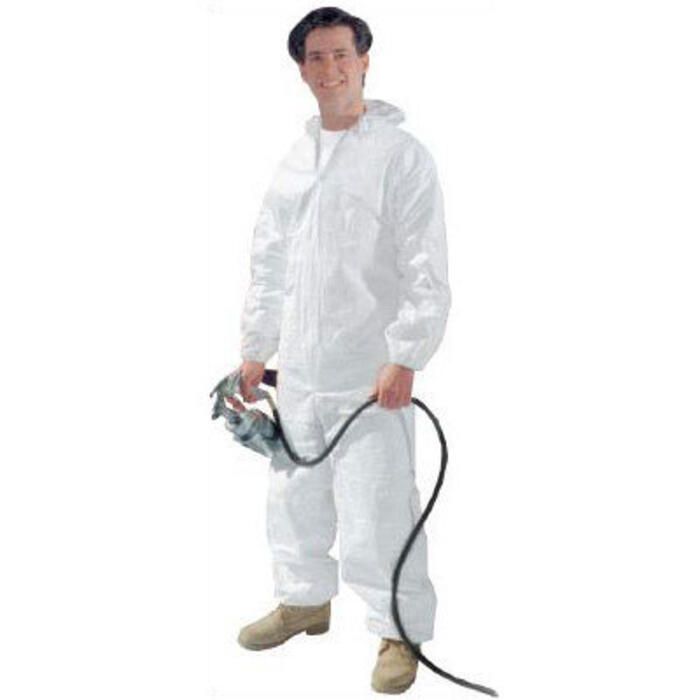 Image of : Green Mountain Super Polymer Disposable Coveralls with Hood - 44-1428XL 
