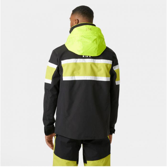 HELLY HANSEN スノージャケット (Yellow×Black) Helly Hansen Yellow Black Men S Ski Snowboard Jacket Coat