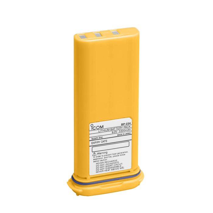 Image of : Icom 3300 mAh Lithium Replacement Battery Pack - BP234 