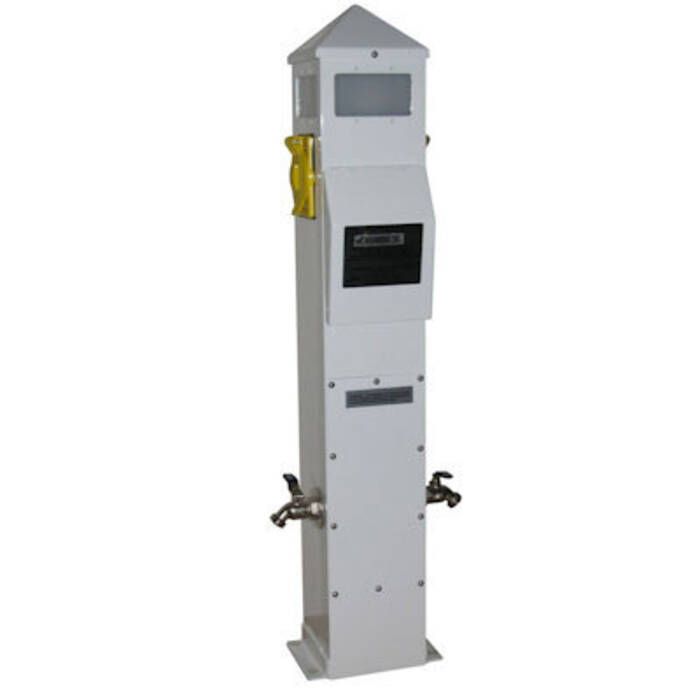 Image of : International Dock Slimline Power Pedestal Dockside Electrical Pillar - SPC-36-2T-374 