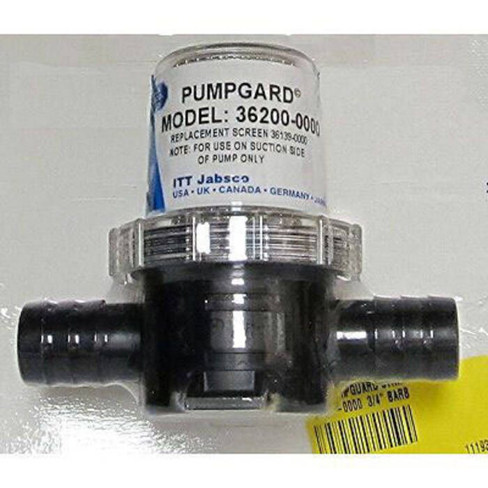 Jabsco 20 Mesh/Coarse Pumpgard In-line Strainer | Defender Marine