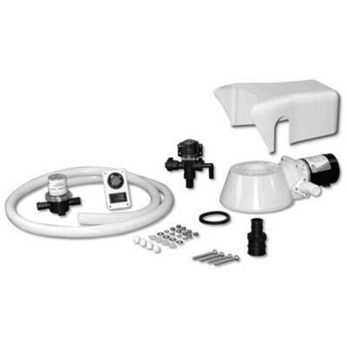 Image of : Jabsco Quiet Flush Electric Toilet Conversion Kit - 37055-0092 