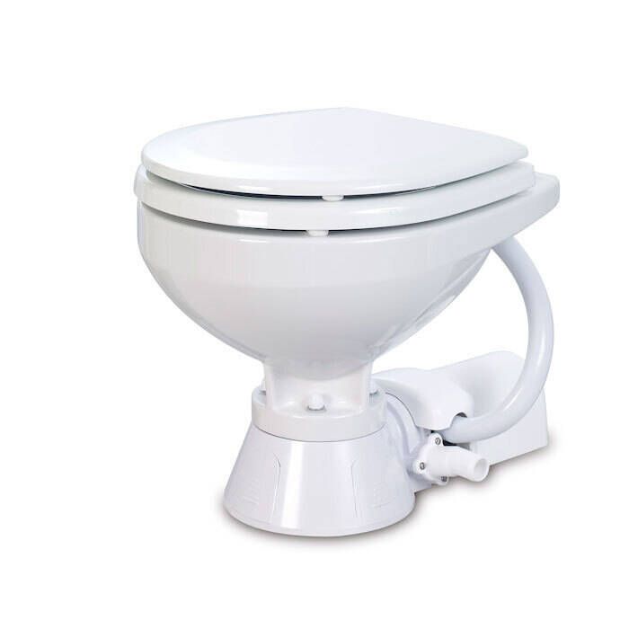 Image of : Jabsco Standard Height Compact Bowl Electric Toilet 
