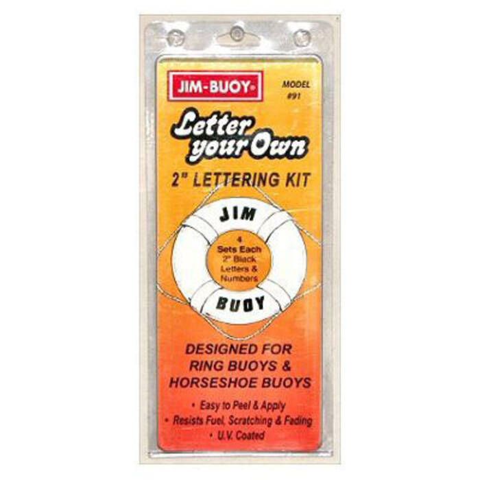 Image of : Jim-Buoy Letter Your Own Buoy Lettering Kit - 91 