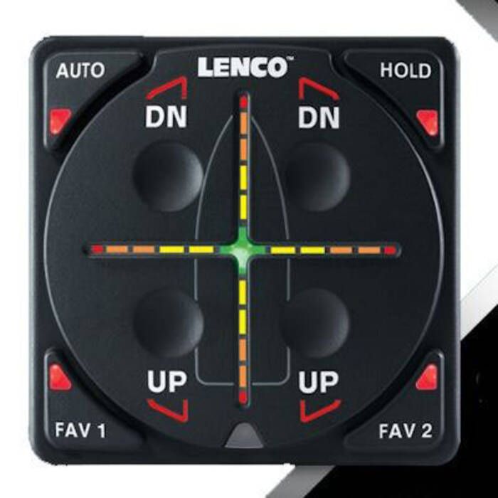 Image of : Lenco Aftermarket Digital Auto Glide Kit with NMEA GPS Antenna - Dual Actuator - 15501-101 