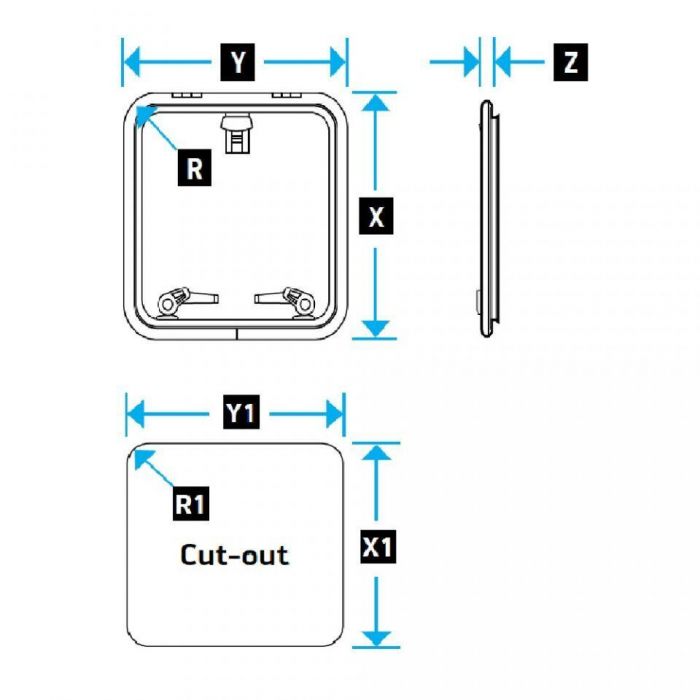 Lewmar Low Profile Deck Hatch | Defender Marine