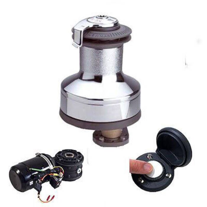 Image of : Lewmar Ocean E-Series Electric Self-Tailing Winch Kit - Size 40 - 490402561 