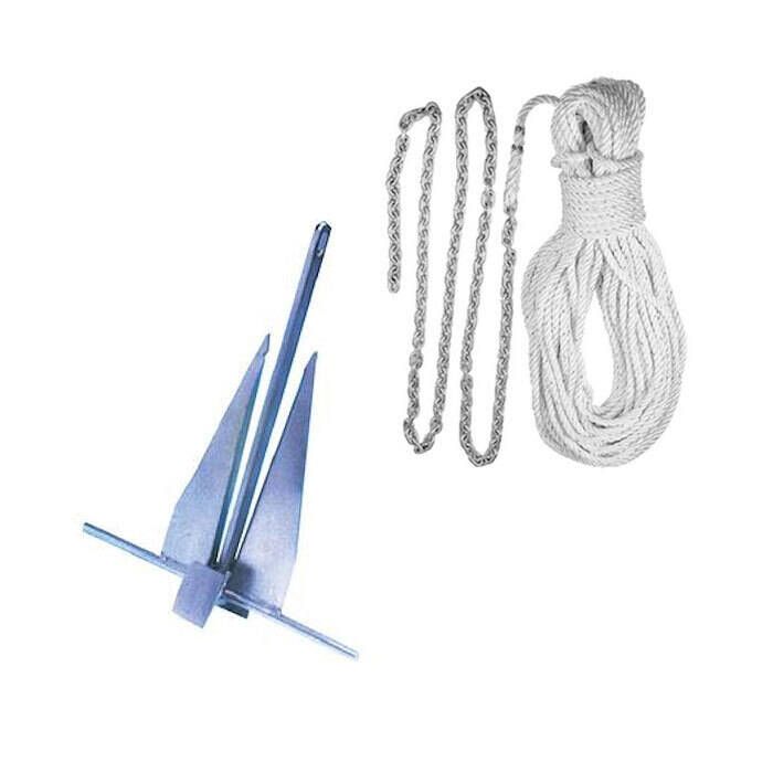 Image of : Lewmar Premium Fluke Anchor Package with Rode 