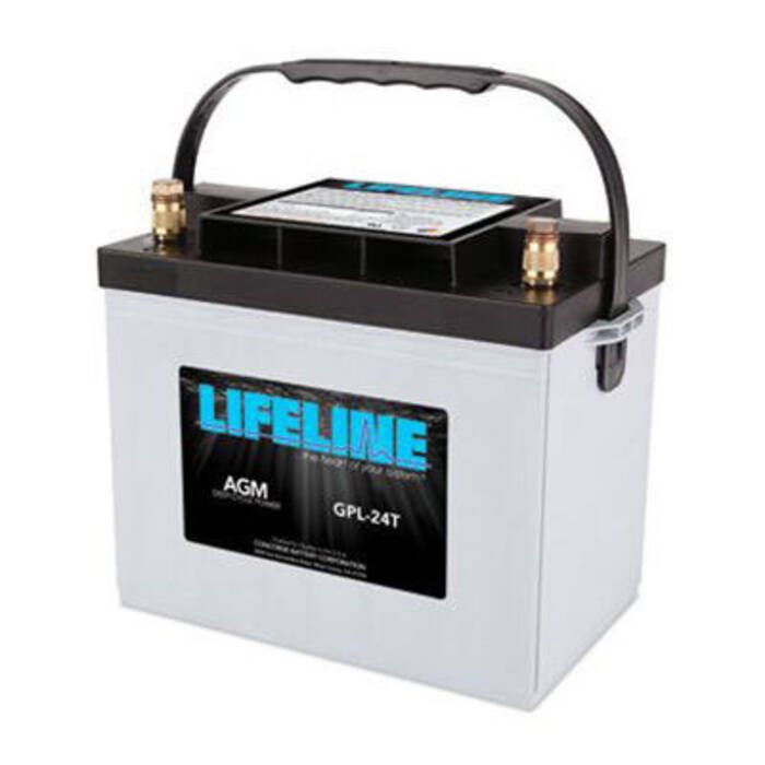 Image of : Lifeline AGM Deep Cycle Marine Battery - GPL-24T 