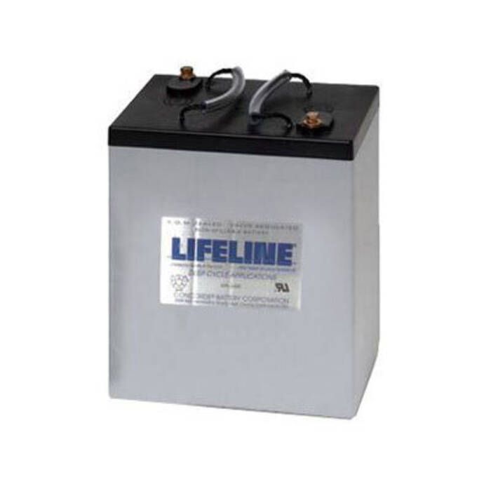 Image of : Lifeline AGM Deep Cycle Marine Battery - GPL-6CT 