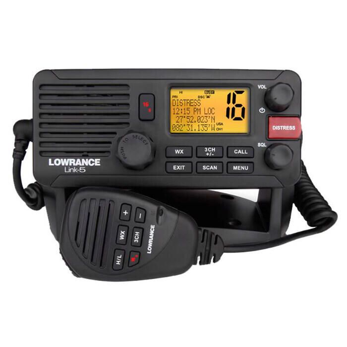 sjældenhed Synslinie Konsulat Lowrance Link-5 DSC Fixed-Mount VHF Radio - Remanufactured - 151-10413-001  | Defender