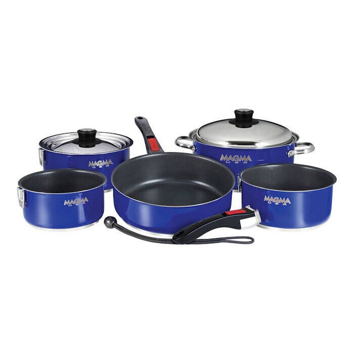 Nesting 9 Piece Teflon Induction Cookware – Galleyware Company