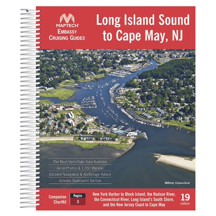Image of : Maptech Embassy Cruising Guide: Long Island Sound - 19th Edition - CGLIS-19 