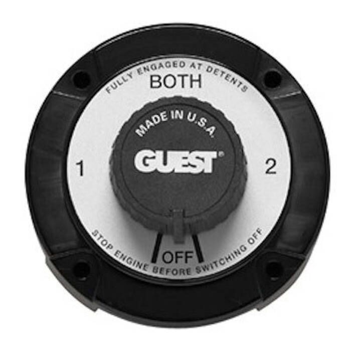 Image of : Marinco Guest Universal Mount Battery Selector Switch with Alternator Field Disconnect - 2110A 