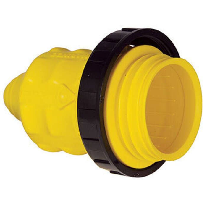 Image of : Marinco 20/30A 125V Female Connector Cover with Threaded Ring - 103RN 