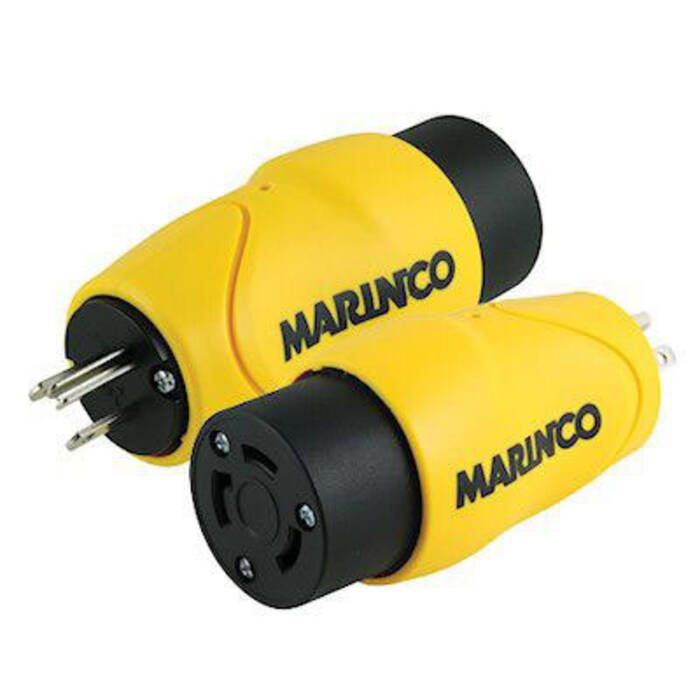 Image of : Marinco EEL ShorePower Male to Female Adapter - S15-30 