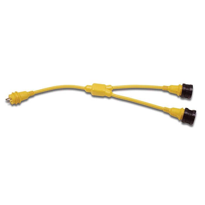 Image of : Marinco Y Adapter 30A Female to 30A Male - 157AY 