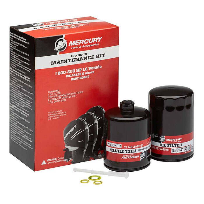 Mercury 100-Hour Engine Maintenance Kit - 8M0120657 | Defender Marine