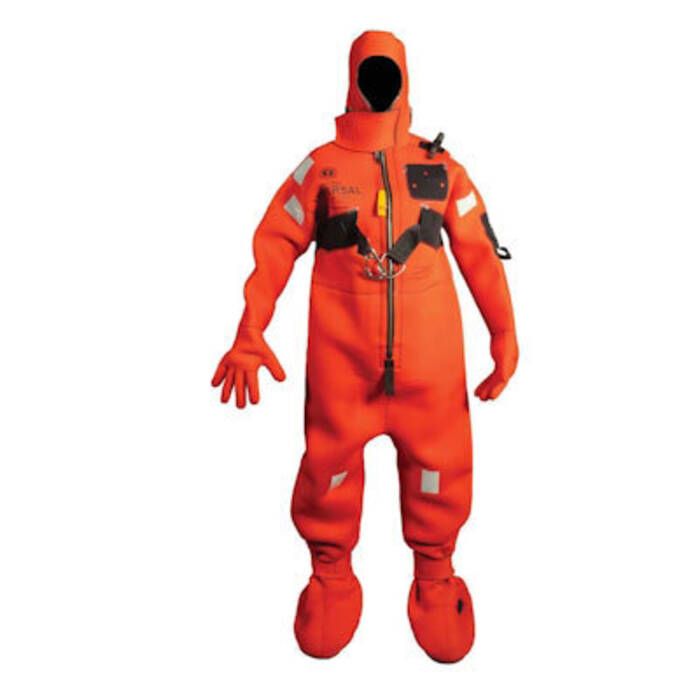Image of : Mustang Survival Cold Water Immersion Suit with Harness - MIS230HR-4-0-209 