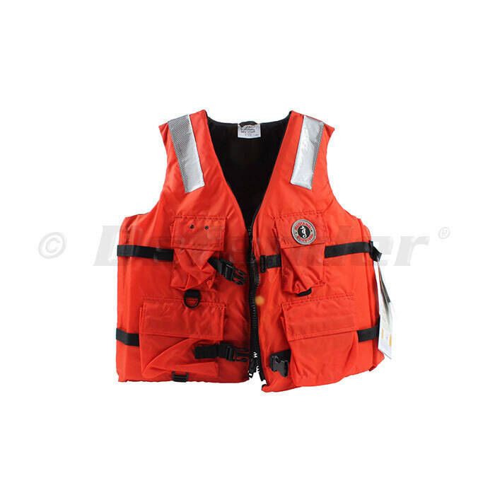 Mustang Survival Four Pocket Commercial/Work Life Jacket/PFD Defender