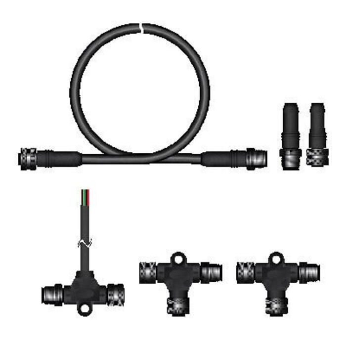 Image of : Oceanic Systems NMEA2000 Micro Network Connectors - 6 PC Network Starter Kit - 3800 