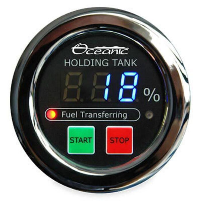 Image of : Oceanic Systems Panel-Mounted Holding Tank Pumpout Gauge - 3350-HTPO 