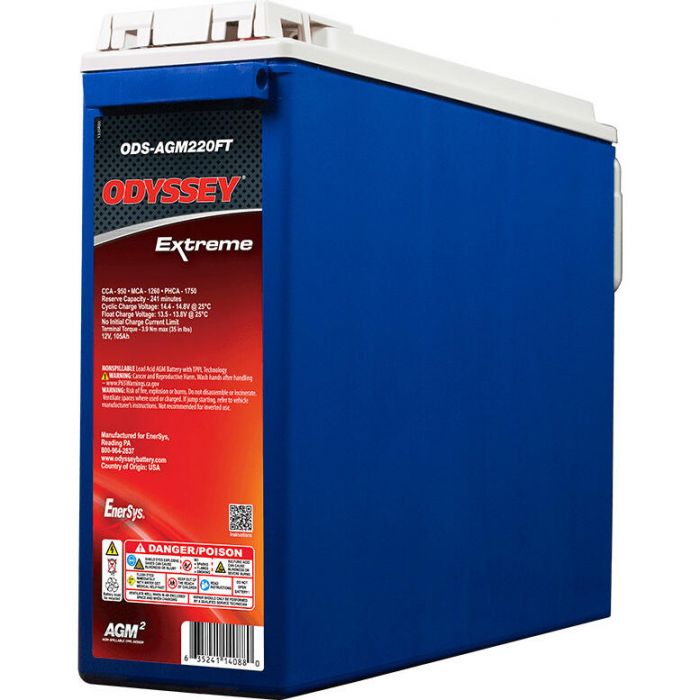Image of : Odyssey AGM Extreme Battery - ODS-AGM220FT 