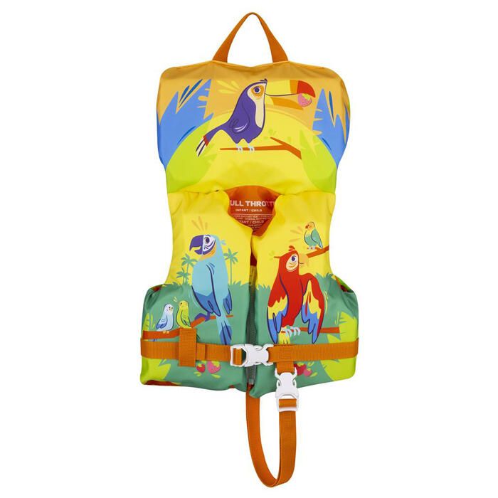 Image of : Onyx Full Throttle Infant/Child Character Life Jacket with Pop-up Pillow - Toucan - 104200-300-000-22 