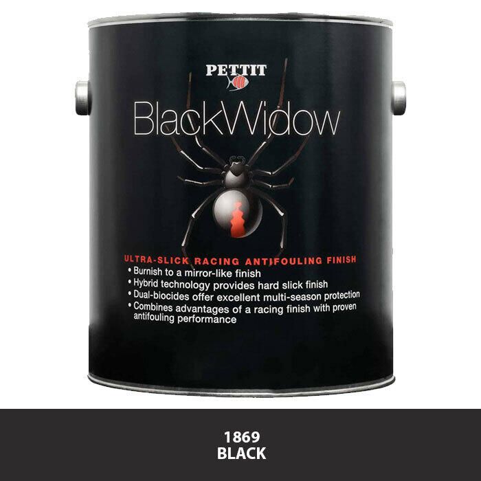 Image of : Pettit Black Widow Antifouling Racing Paint 