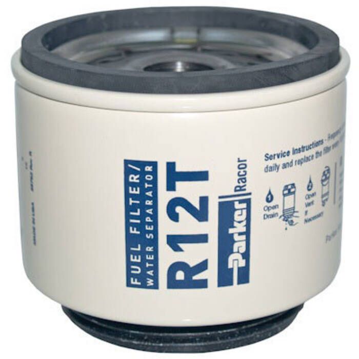 Image of : Racor 10um 120 Series Aquabloc Fuel Filter/Water Separator Replacement Element - R12T 