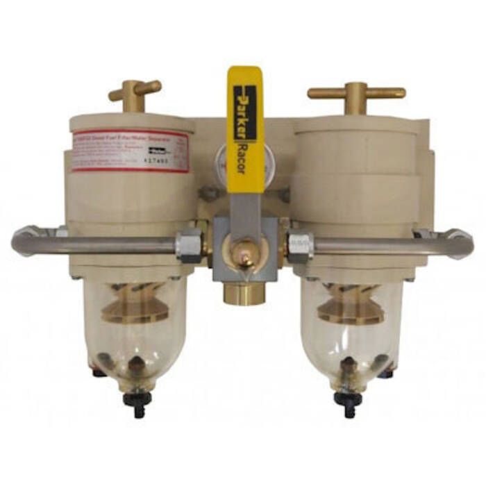 Image of : Racor Dual Filter - Turbine 500 Series Fuel Filter/Water Separator - 75500FGX10 