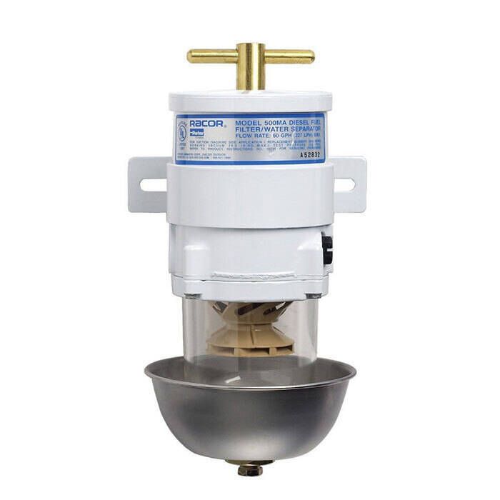 Image of : Racor Turbine 500 MA Series Marine Fuel Filter/Water Separator Assembly 