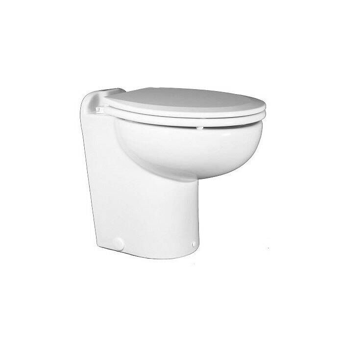 Image of : Raritan Angled Back Tall Fresh Water Marine Elegance Toilet with Vortex-Vac 