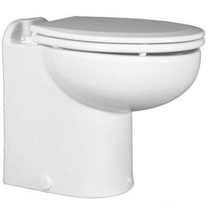 Image of : Raritan Straight Back Tall Raw Water Marine Elegance Toilet with Vortex-Vac 