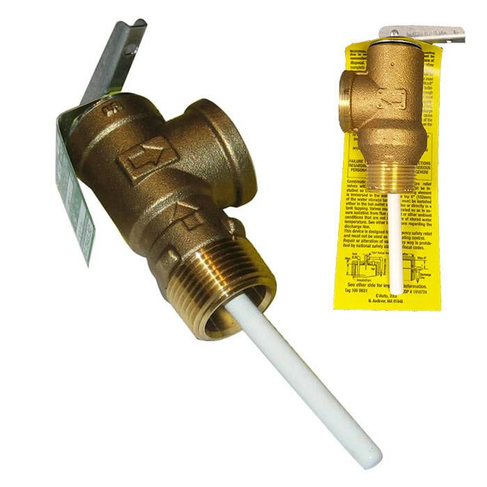 Image of : Raritan Temperature and Pressure Safety Relief Valve - WH3 