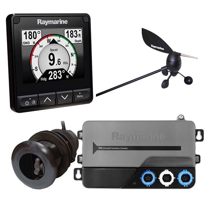 Image of : Raymarine i70s Instrument Display with Wind and Depth Transducer - T70226 