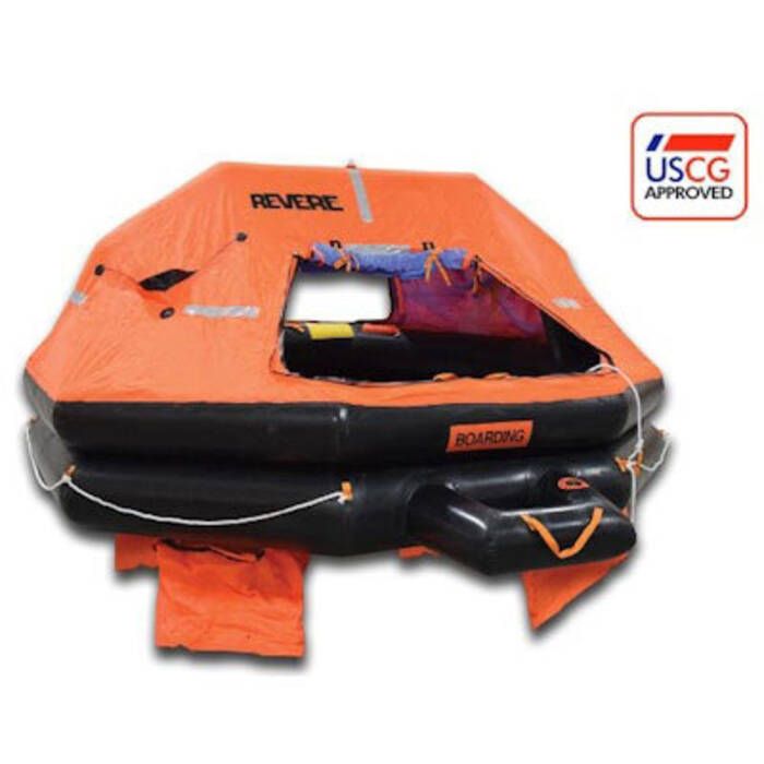 Image of : Revere USCG/SOLAS A-Pack Life Raft 