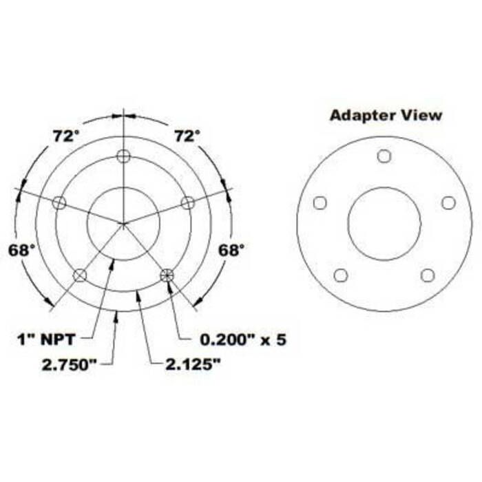 Image of : SCAD Technologies Adapter Plate - 10029 