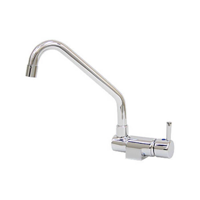 Image of : Scandvik Compact Fold-Down Faucet with Single-Lever Control - 14400 