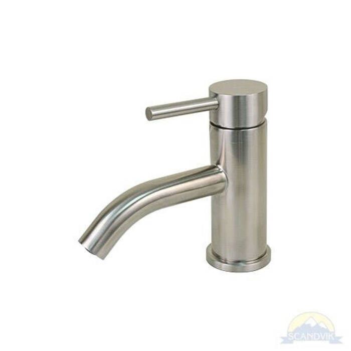 Image of : Scandvik Nordic Stainless Steel Galley or Basin Mixer - 74103 