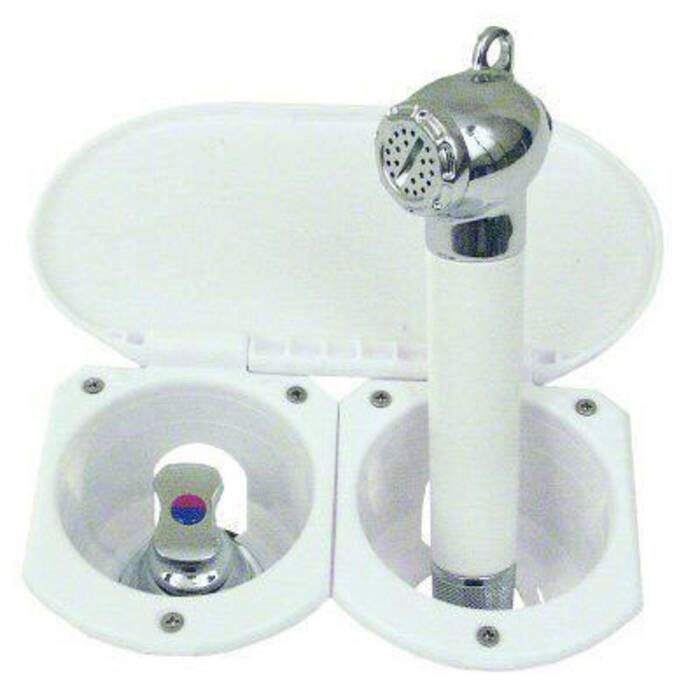 Image of : Scandvik Recessed Transom Shower with T-Handle Mixing Valve - 12109P