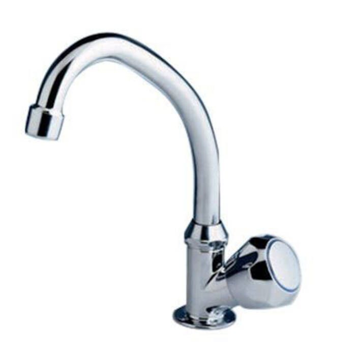 Image of : Scandvik Standard Cold Water Tap with J Spout - 10172P 