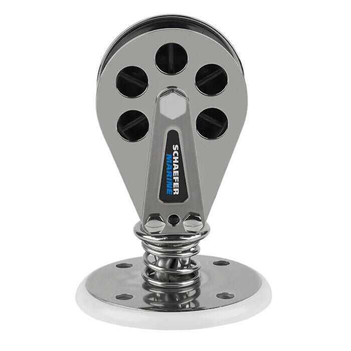 Schaefer Blocco Passacavo Furling Chiaro Per Pali Da 25 Mm – Acciaio Inox