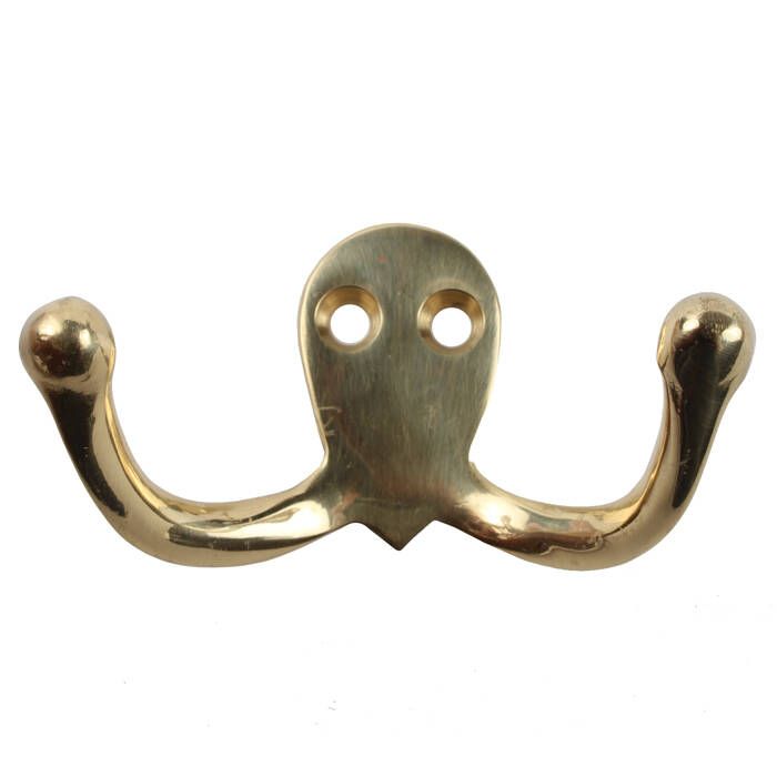 Image of : Sea-Dog Brass Double Coat Hooks - 671515-1 