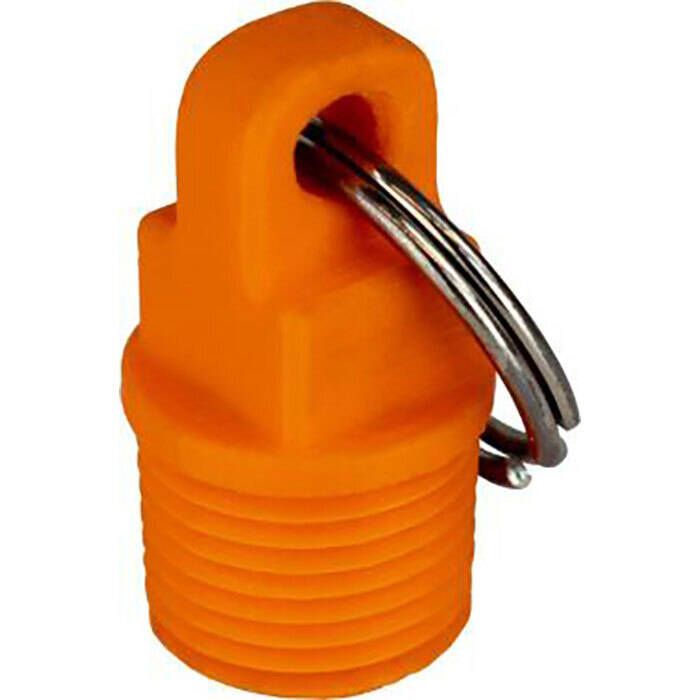Image of : Sea-Dog Nylon Emergency Garboard Drain Plug with Attached Key Ring - 520059-1 