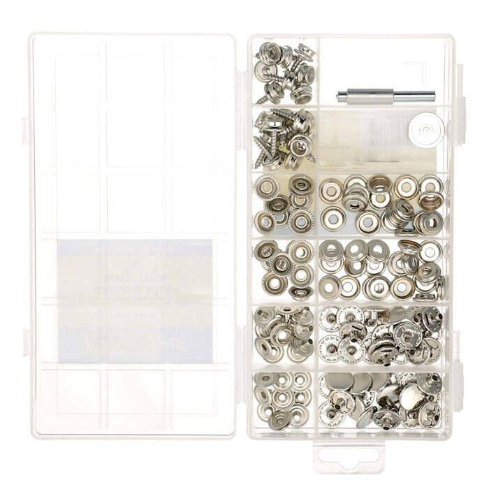Image of : Seachoice Canvas Snap Kit with Tool - 144 Piece - 59444 