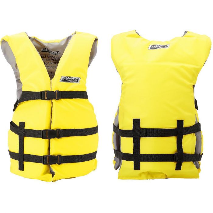 For Sale Seachoice 86533; Yellow Adult General Purpose Life Vest