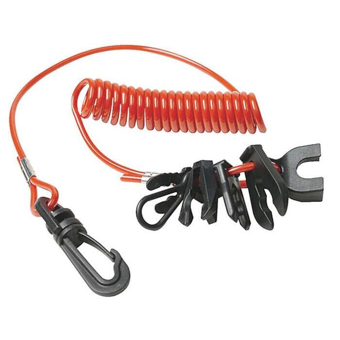 Image of : Seachoice Universal Replacement Outboard Kill Switch Keys with Lanyard - 11671